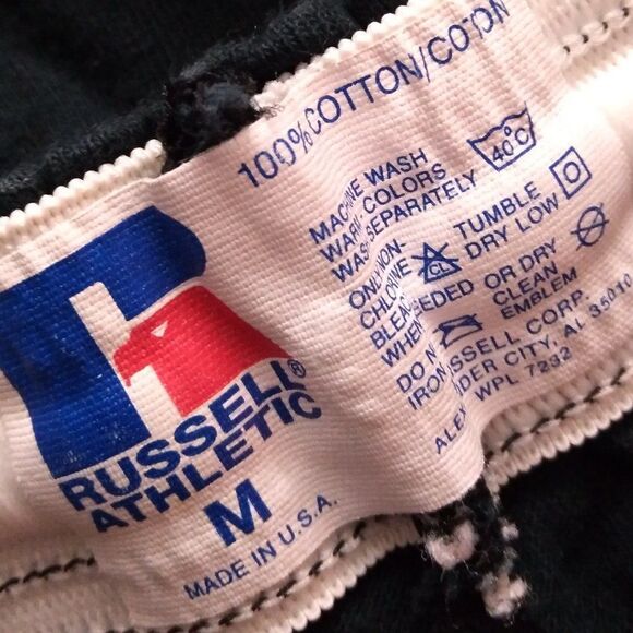 Vintage Russell Athletic Logo Sweat Shorts - - Picture 7 of 7